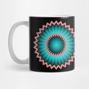 Zig Zag Circles Mug